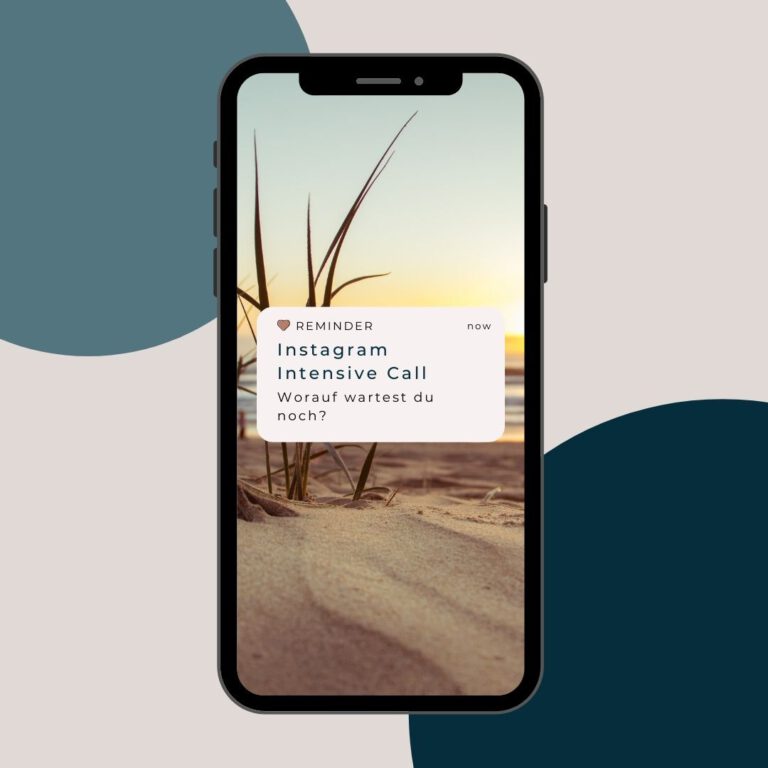 Angebot Instagram Intensive Call für Autor*innen